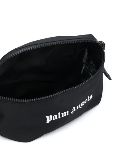 Shop Palm Angels Logo Belt Bag In Black