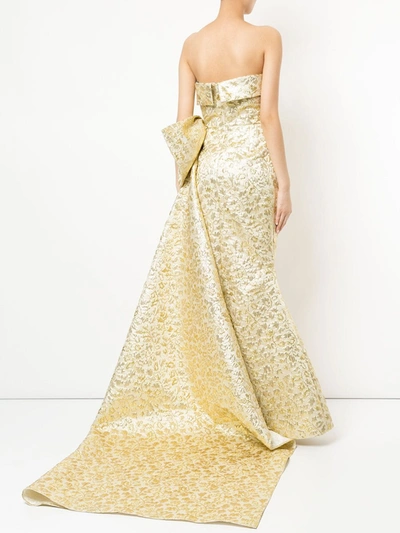 Shop Bambah Sona Gown In Metallic