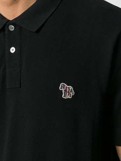 Shop Ps By Paul Smith Classic Polo Shirt In Black