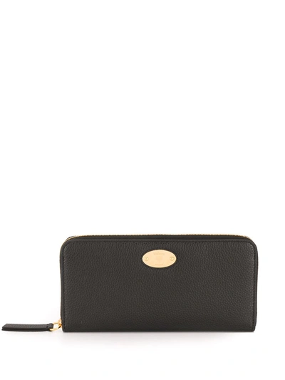 Mulberry Zip-around Wallet In Black
