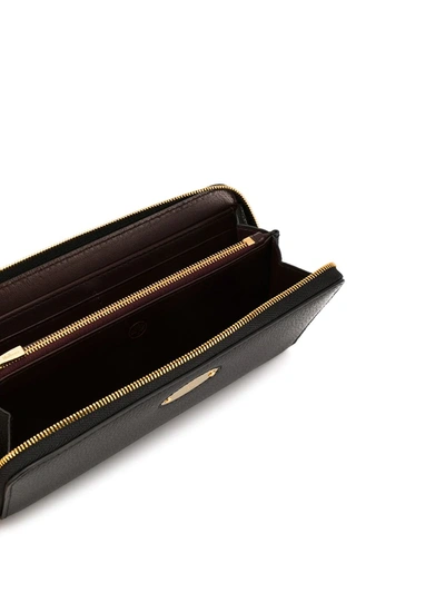 Mulberry Zip-around Wallet In Black