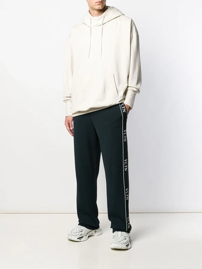 Valentino Side Panelled Vltn Track Pants In Blue