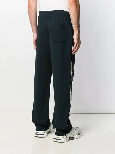 Valentino Side Panelled Vltn Track Pants In Blue