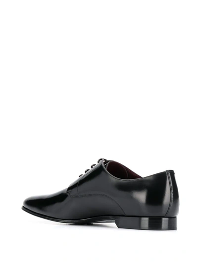 Shop Dolce & Gabbana Pointed Toe Derby Shoes In Black
