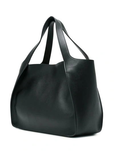 Shop Stella Mccartney Stella Logo Tote Bag In Black