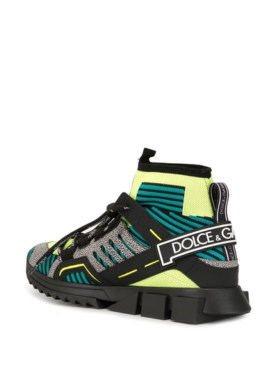 Shop Dolce & Gabbana Sorrento High-top Sneakers In Multicolour