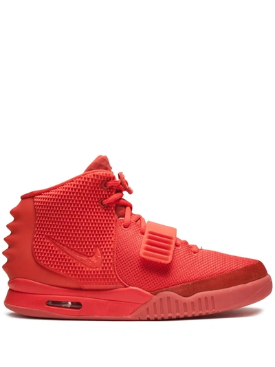 Shop Nike Air Yeezy 2 Sp "red October" Sneakers