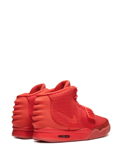 Shop Nike Air Yeezy 2 Sp "red October" Sneakers