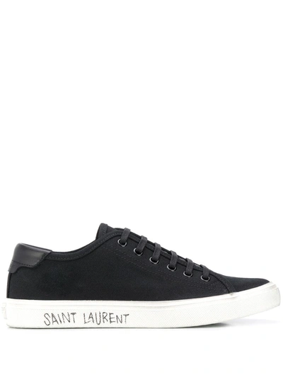 Shop Saint Laurent Malibu Sneakers In Black