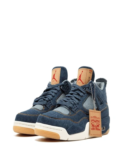 Jordan X Levi's Air 4 Retro Nrg Sneakers In Blue | ModeSens