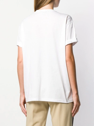 Shop Stella Mccartney Crystal-embellished T-shirt In White