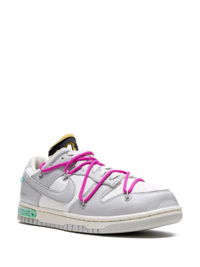 Nike X Off-white Dunk Low Sneakers In Grey