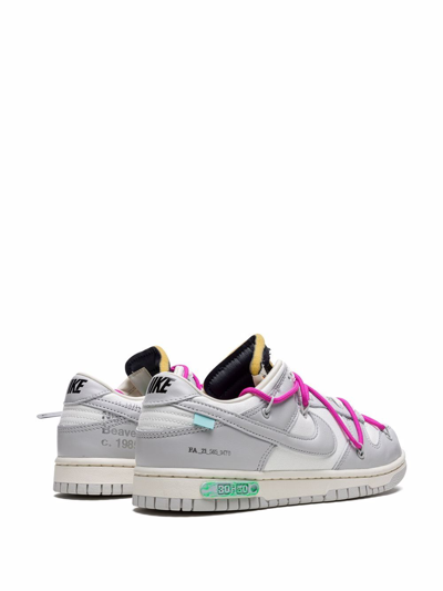 Nike X Off-white Dunk Low Sneakers In Grey