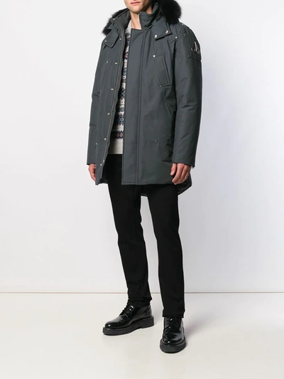 MOOSE KNUCKLES STIRLING PARKA - 蓝色