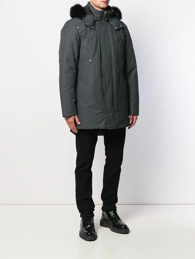 MOOSE KNUCKLES STIRLING PARKA - 蓝色