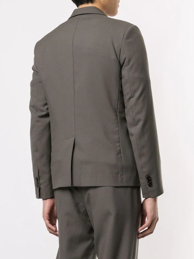 Shop Marni Tailored Blazer In Brown