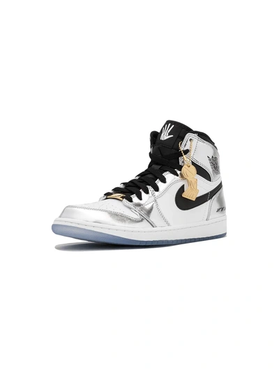 Jordan Air  1 Hi Retro Sneakers In White