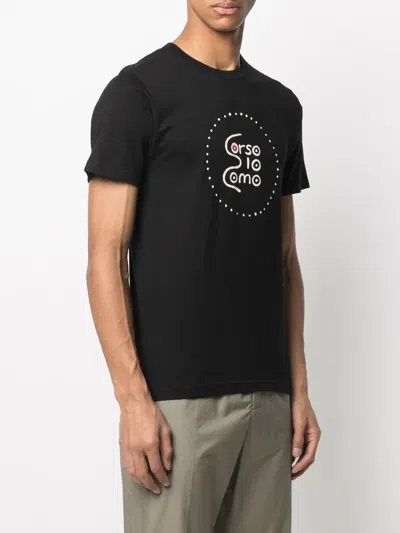 10 Corso Como Logo-print Short-sleeved T-shirt In Black