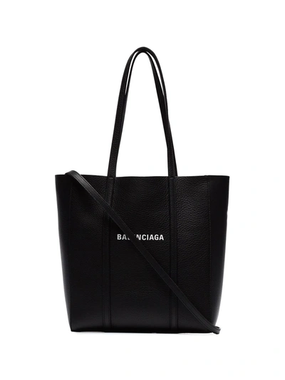 Shop Balenciaga Xs Everyday Leather Tote In Black