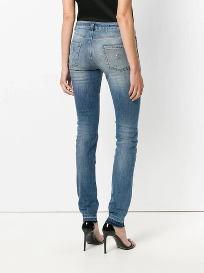 Shop Philipp Plein Fix You Morgan-fit Jeans In Blue
