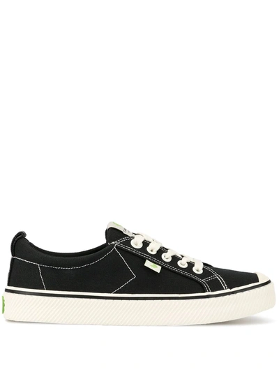 Shop Cariuma Oca Low-top Canvas Sneakers In Black