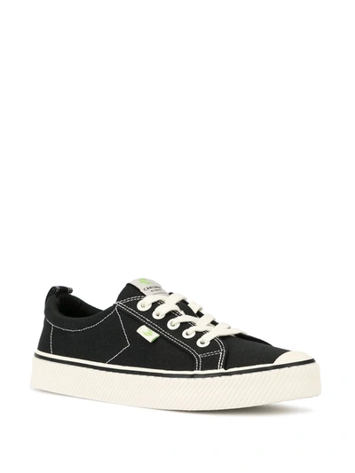 Shop Cariuma Oca Low-top Canvas Sneakers In Black