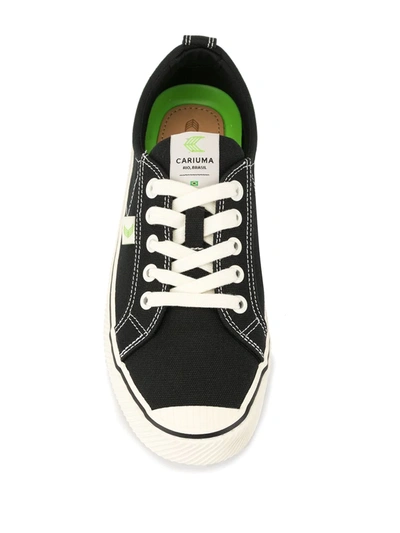 Shop Cariuma Oca Low-top Canvas Sneakers In Black