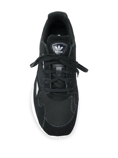 Shop Adidas Originals Falcon "core Black" Sneakers