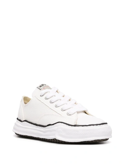 Miharayasuhiro Maison Mihara Yasuhiro Original Sole Canvas Low Sneaker In White