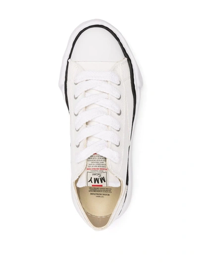 Miharayasuhiro Maison Mihara Yasuhiro Original Sole Canvas Low Sneaker In White