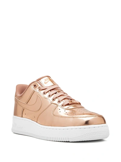 Shop Nike Air Force 1 Sp "metallic Bronze" Sneakers In Pink