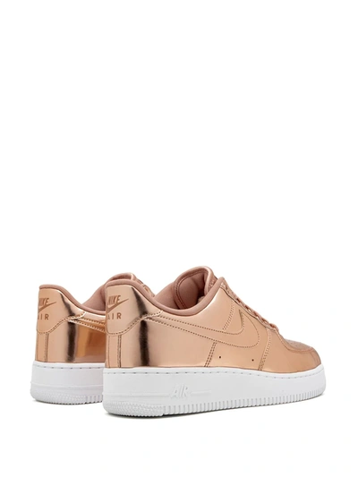 Shop Nike Air Force 1 Sp "metallic Bronze" Sneakers In Pink