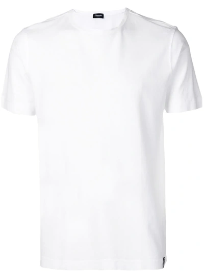 Shop Drumohr Round Neck T-shirt In White