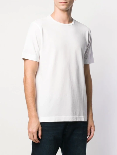 Shop Drumohr Round Neck T-shirt In White