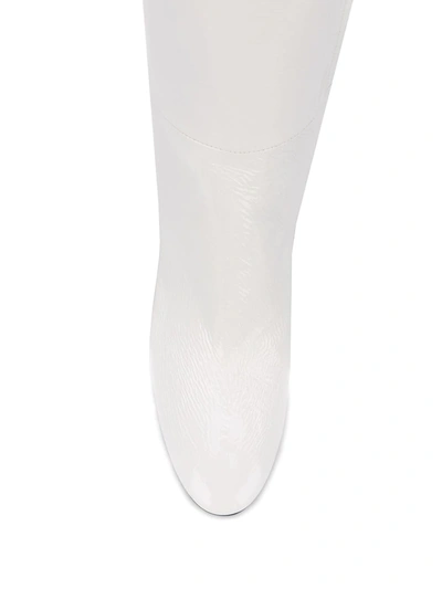 Shop Nicholas Kirkwood Elements Boots 85mm In White