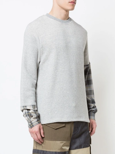Shop Mostly Heard Rarely Seen A New Angle Sweatshirt In Grey