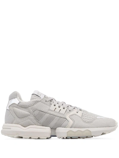 Shop Adidas Originals Zx Torsion Sneakers In Grey