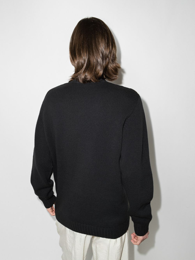 Undercover Patterned Intarsia-knit Wool Jumper In Blau