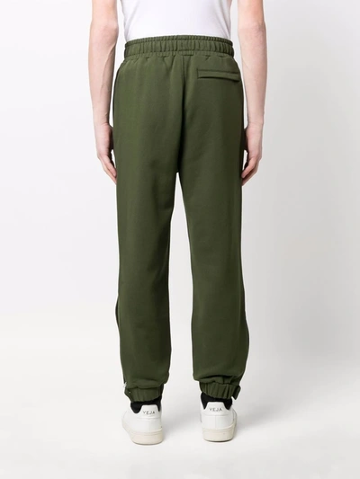 Shop Puma Cotton Sweat Pants In Green