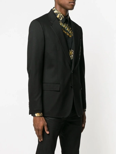 Shop Dolce & Gabbana Tailored Fit Blazer In Black