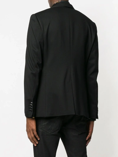 Shop Dolce & Gabbana Tailored Fit Blazer In Black