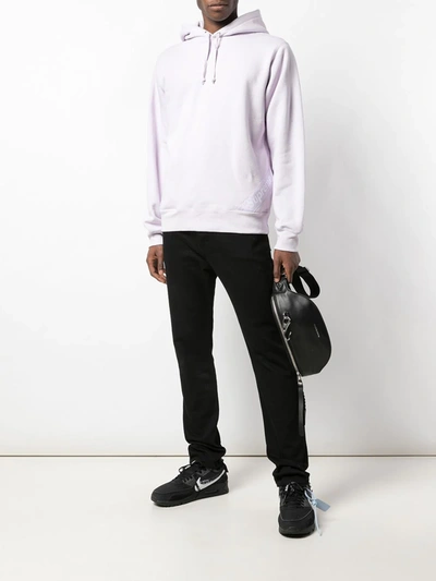 Shop Supreme Corner Label Hooded Sweatshirt In Purple