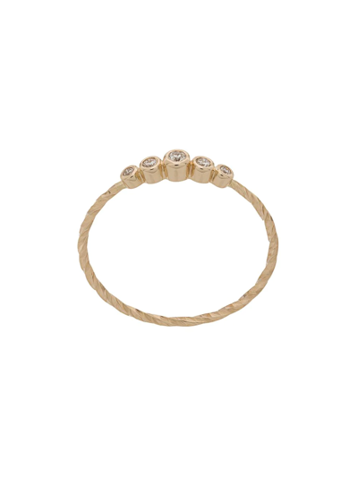Maria Black 14kt Yellow Gold Ally Diamond Ring In Gold