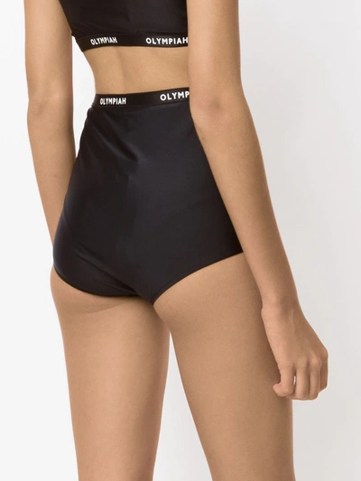 Shop Olympiah Hot Pants Bikini Bottoms In Black