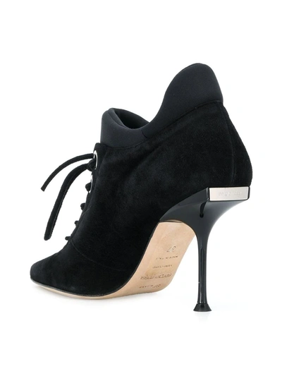 Shop Sergio Rossi Sr Milano Ankle Booties In Black