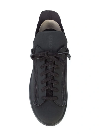 Shop Y-3 Stan Zip Sneakers In Black