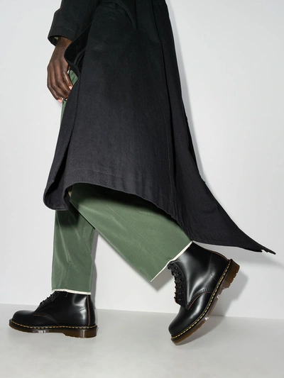 Dr. Martens 1460 Pascal Chroma 8 Martin Boots Couple Style Silver Black