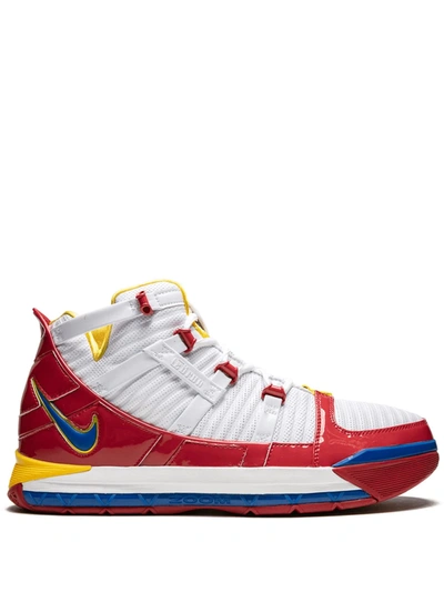 NIKE ZOOM LEBRON 3 QS SNEAKERS - 白色