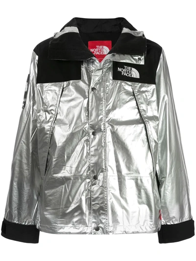 Supreme X The North Face Metallic Mountain Parka In Silver | ModeSens