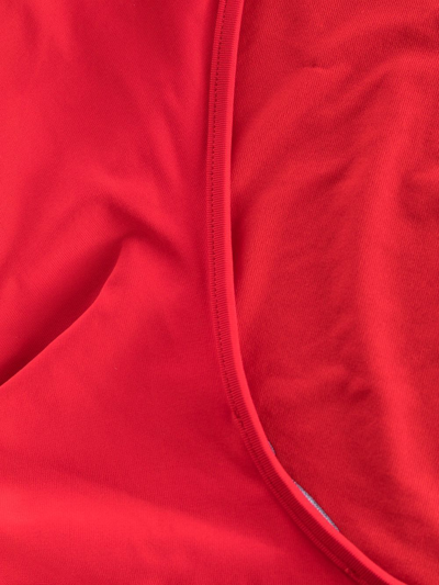 Shop Manokhi Scoop-neck Swimsuit In Rot